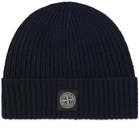 Stone Island Wool Beanie Hat Navy - forsalebyerin - Outlet Sale Under Retail